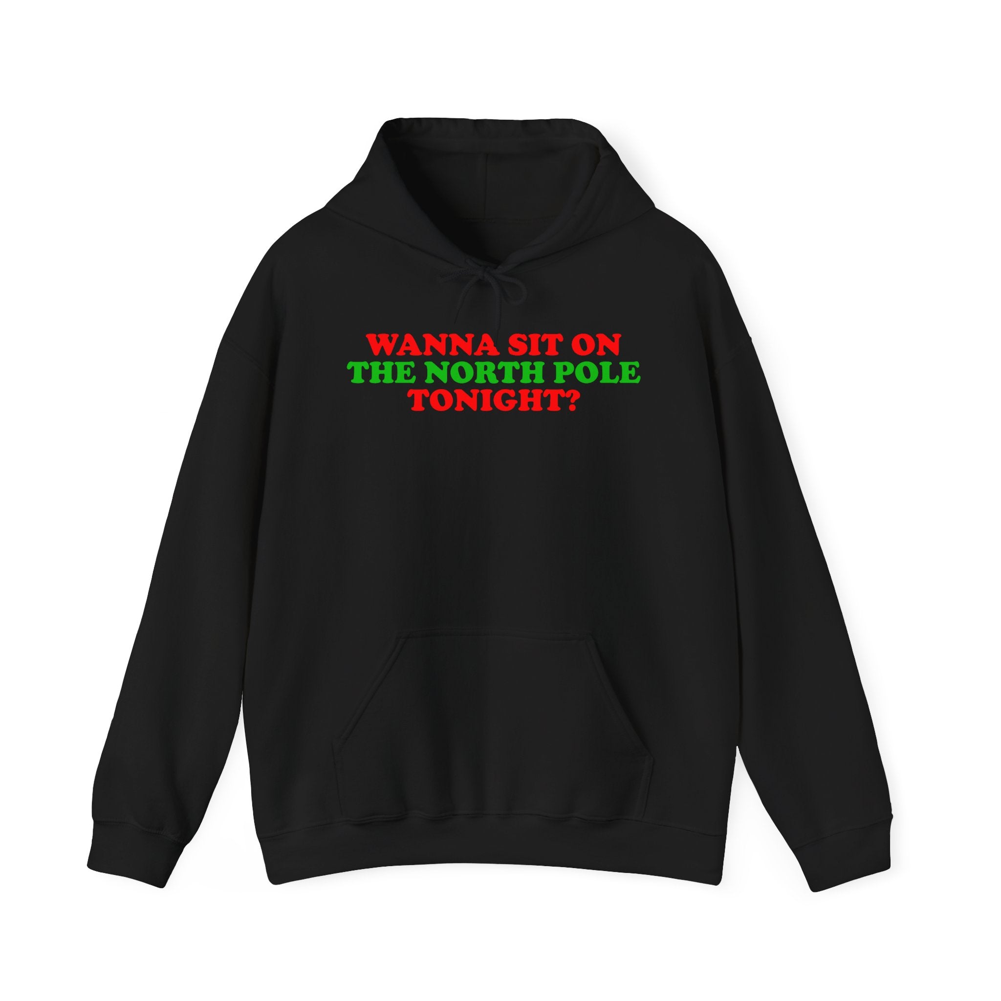 WANNA SIT ON THE NORTH POLE TONIGHT? HOODIE