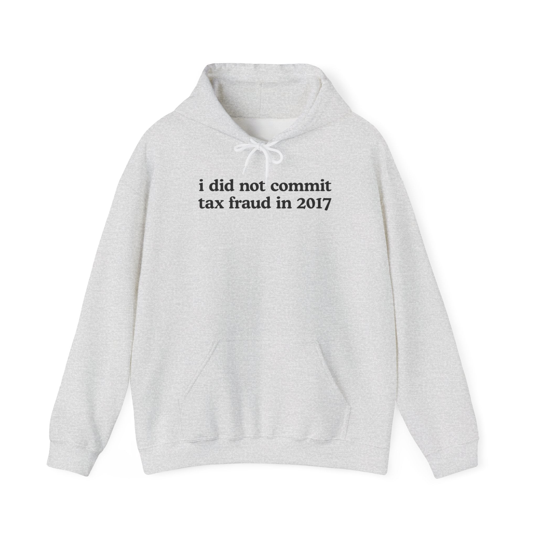 I DID NOT COMMIT TAX FRAUD IN 2017 HOODIE